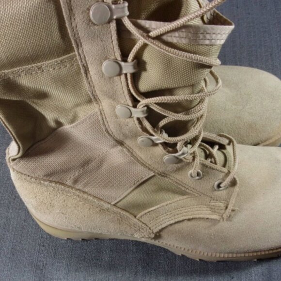 USGI HOT WEATHER TACTICAL MILITARY SPEED LACES sz5 1/2W COMBAT BOOTS SV 410 main image 9